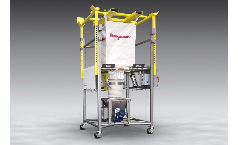 Flexicon mobile sanitary bulk bag discharger