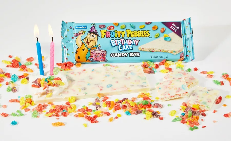 Fruity Pebbles Birthday Cake Bar