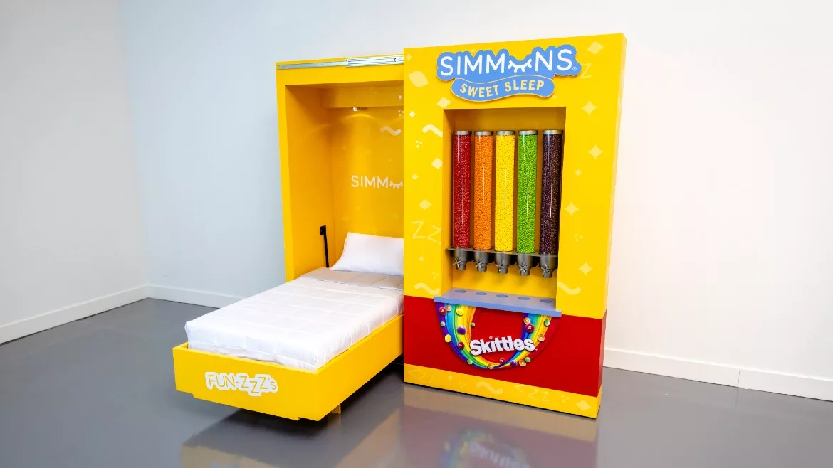 Skittles bed
