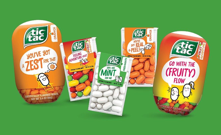 Tic Tac launches packaging with positive messages