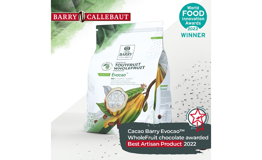 Cacao Barry wins World Food Innovation Award with Evocao