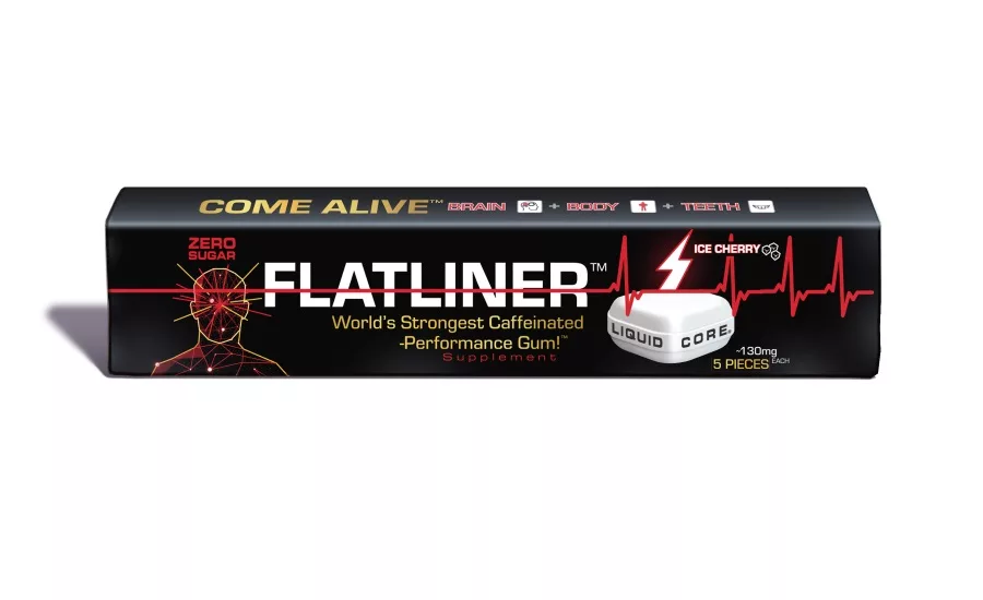 Liquid CORE Gum Company releases FLATLINER caffeinated gum