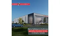Barry Callebaut invests $104M in new specialty chocolate factory in Ontario, Canada