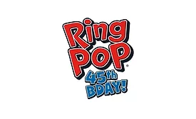Ring Pop 45th birthday logo