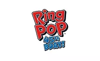 Ring Pop 45th birthday logo