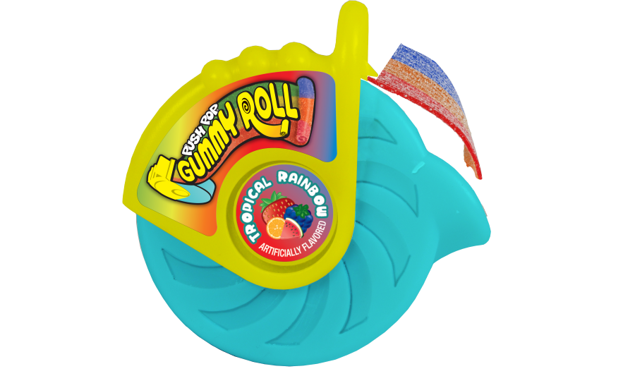 Push Pop introduces Gummy Roll Tropical Rainbow flavor