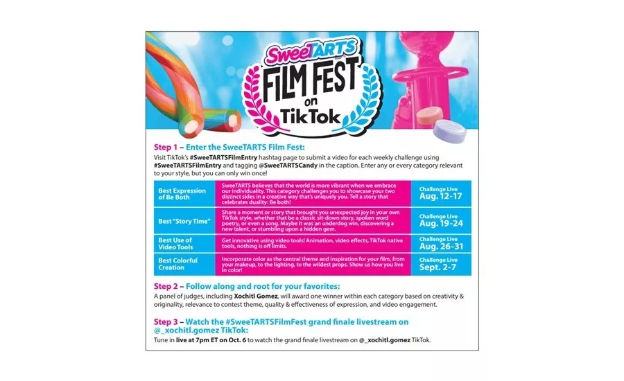 SweeTARTS launches first branded film festival on TikTok