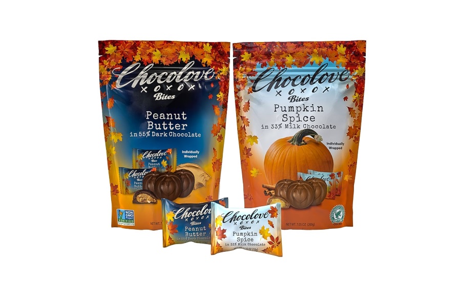 Chocolove releases pumpkin-shaped chocolate bites for fall