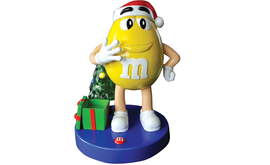 M&M's Christmas Character Dispenser | 2016-11-16 | Snack Food