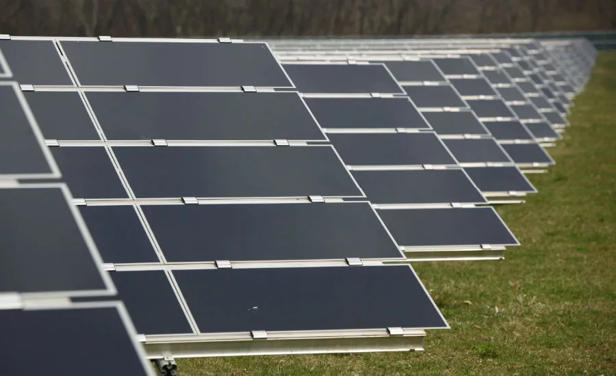 Mars solar panels