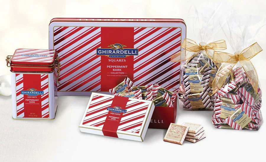Ghirardelli Peppermint Bark collection