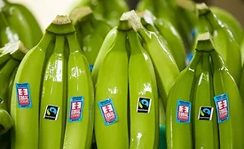 Fairtrade label bananas