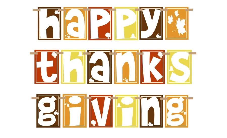 Happy Thanksgiving stock