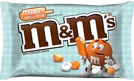 Orange Vanilla Cream M&M's
