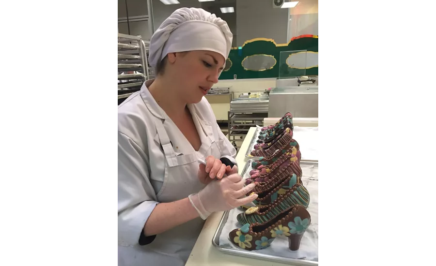 Chocolatier Jessica Lied applies design skills to chocolate.