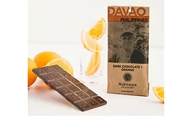 Askinosie Dark Chocolate Orange bar