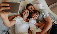 Millennial family stock Millennial family stock