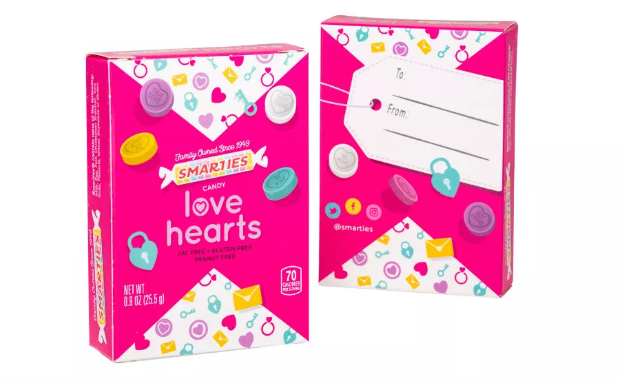 Smarties Love Hearts Box