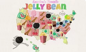 Jelly bean map