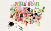 Jelly bean map