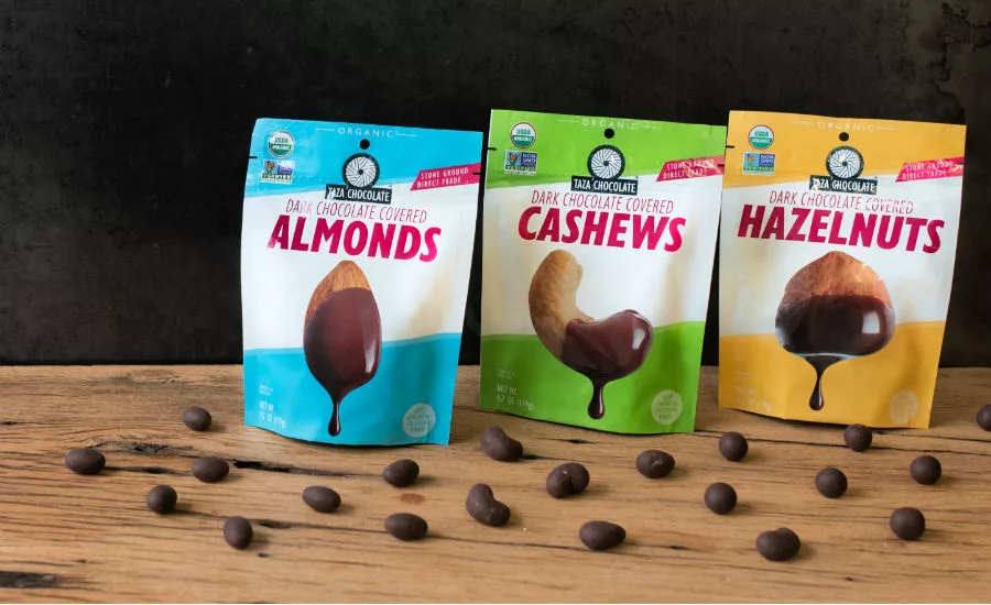 Taza Chocolate chocolate covered nuts