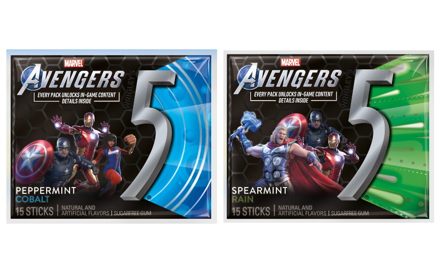 5 gum partners with makers of Marvel's Avengers game to offer in