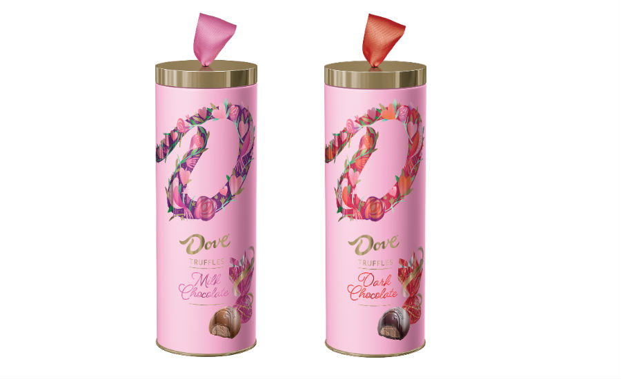 Dove Valentines Day tubes