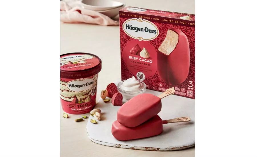 Haagen Dazs Ruby ice cream