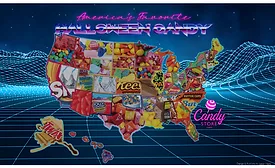 Halloween candy map 2020