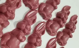 Ruby chocolate bunnies