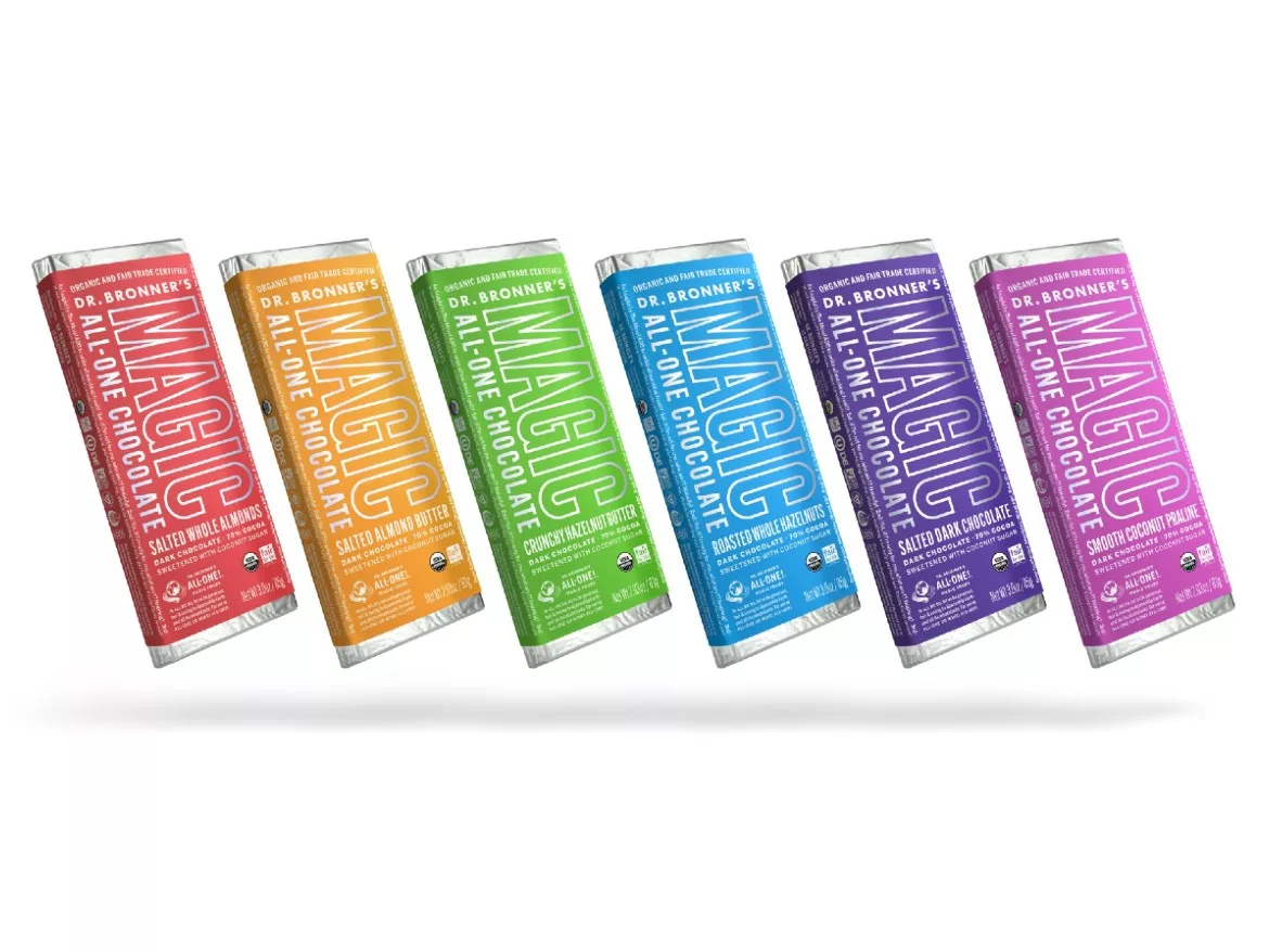 Dr. Bronner's chocolate