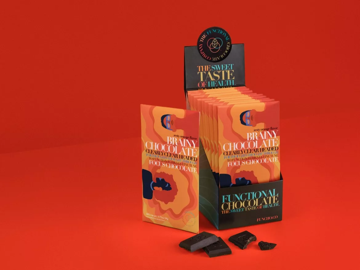Functional Chocolate Co Brainy Chocolate