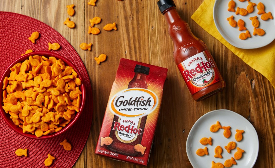 Goldfish Franks RedHot crackers