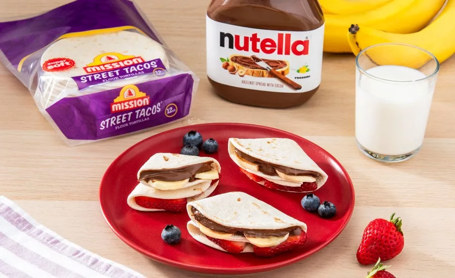 Mini Nutella Quesadillas