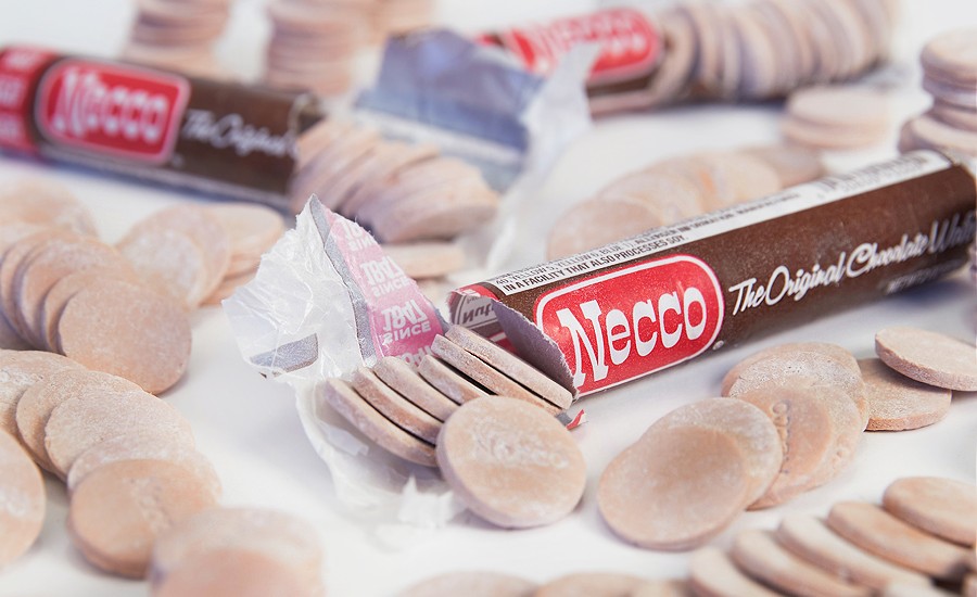 Necco chocolate wafer rolls Necco chocolate wafer rolls