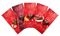 Red Chocolate bars Red Chocolate bars