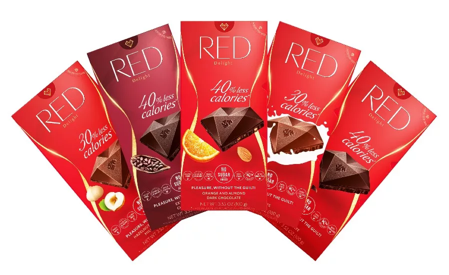 Red Chocolate bars