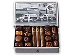 See's delivery tin
