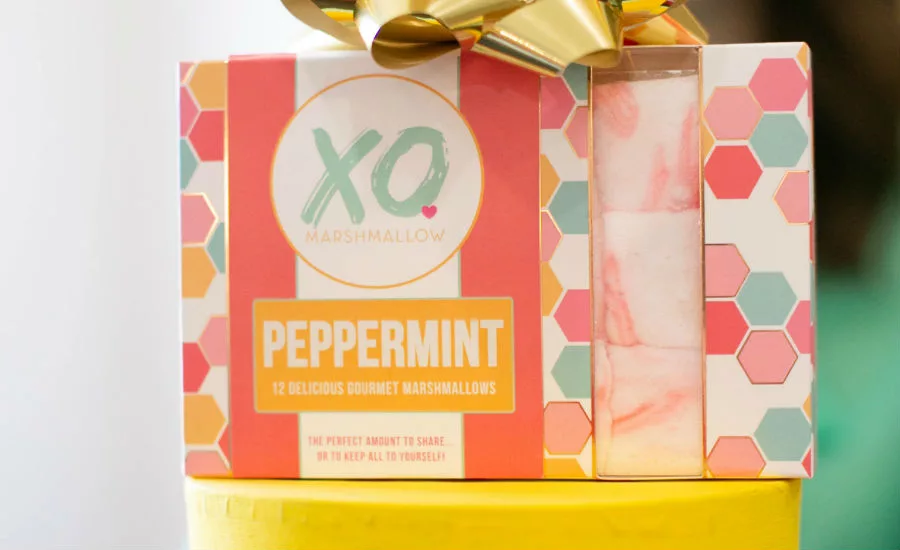 XO peppermint marshmallows