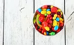 Candy bowl stock