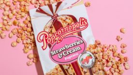Popcornopolis debuts Strawberries & Cream, Chocolate Chip Cookie flavors