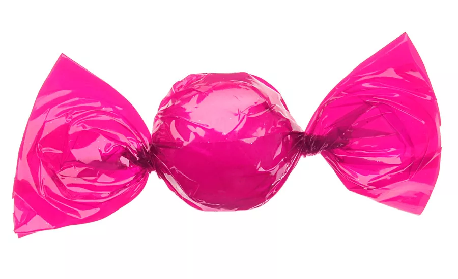 stock hard candy wrapped