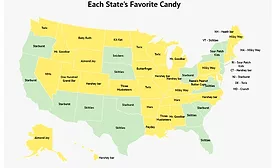 state favorite candy