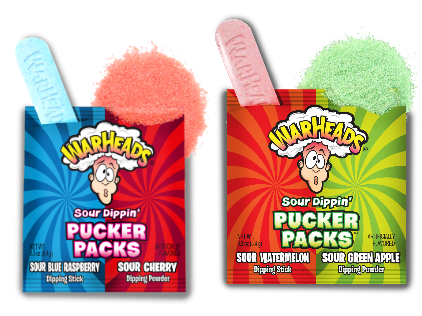 WARHEADS Sour DippinÃ¢â‚¬â„¢ Pucker Packs