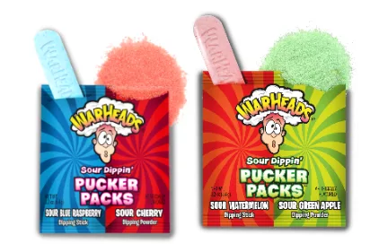 WARHEADS Sour DippinÃ¢â¬â¢ Pucker Packs