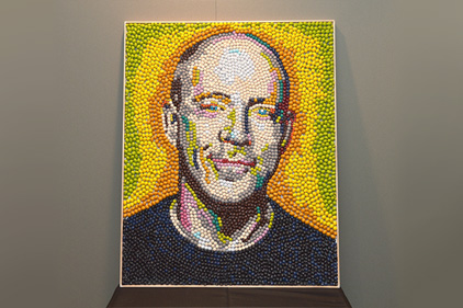 M&M's mosaic