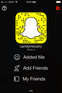 Candy Industry Snapchat