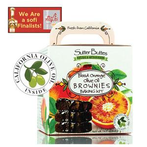 Sutter Buttes Natural and Artisan Foods Blood Orange Olive Oil Brownie Kit