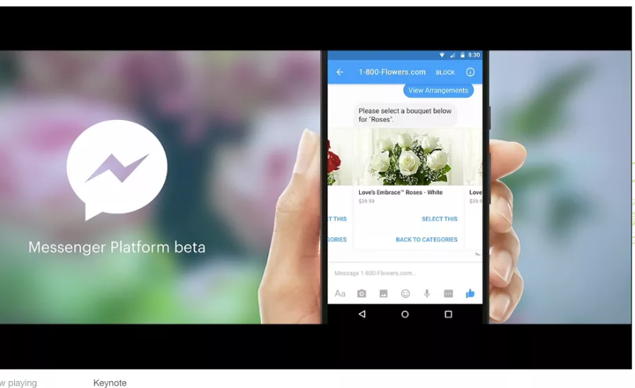 Facebook Messenger 1 800 FLOWERS COM
