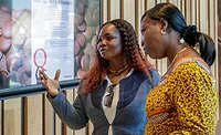 Marie Zae Zea and N’Goran née Brou Oussu shared their experiences and efforts to further empower women in Western Africa.